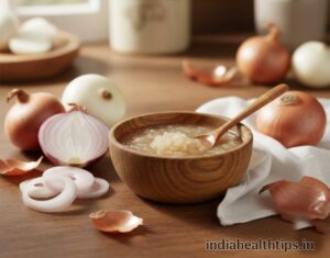 बालों के झड़ने को रोकने के लिए प्याज़ का रस